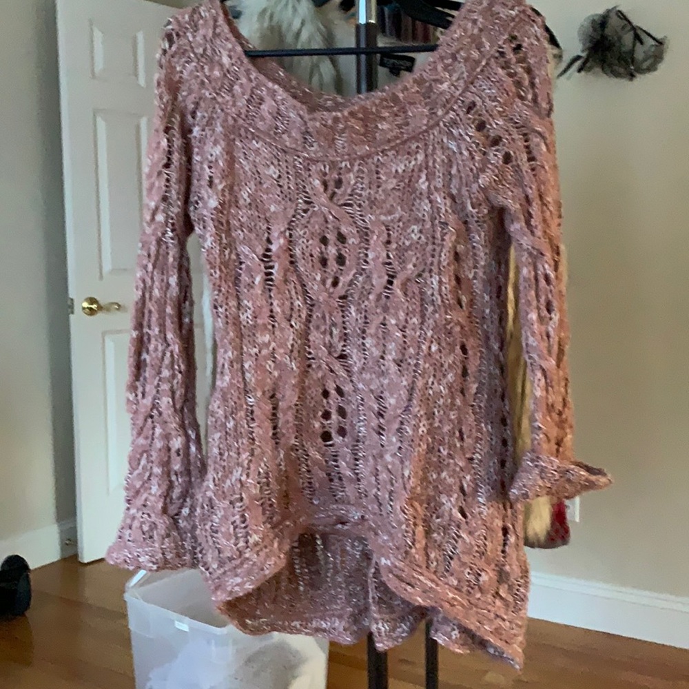 Free People Cotton & Wool Sweater